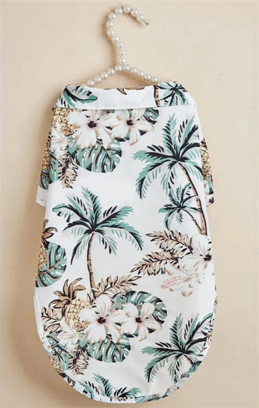 White Tropical Print image 1