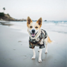 Black Tropical Dog Shirt image 0