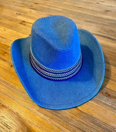 Denim Cowgirl Hat image 1